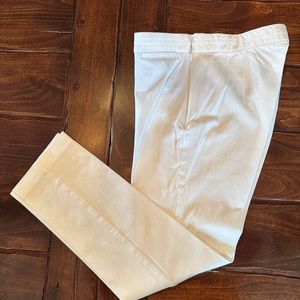 J.Jill Precision Stretch Slim Leg Ankle pant, sz 4, white